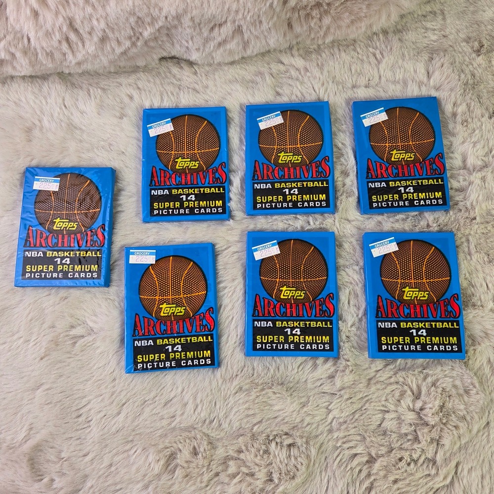 1992-93 Topps Archives NBA Sealed Packs Lot of 7